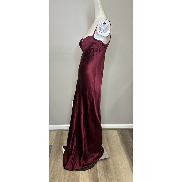 L'AGENCE Sayla Bias Cut Maxi Dress US 4 $695 - Picture 6 of 9